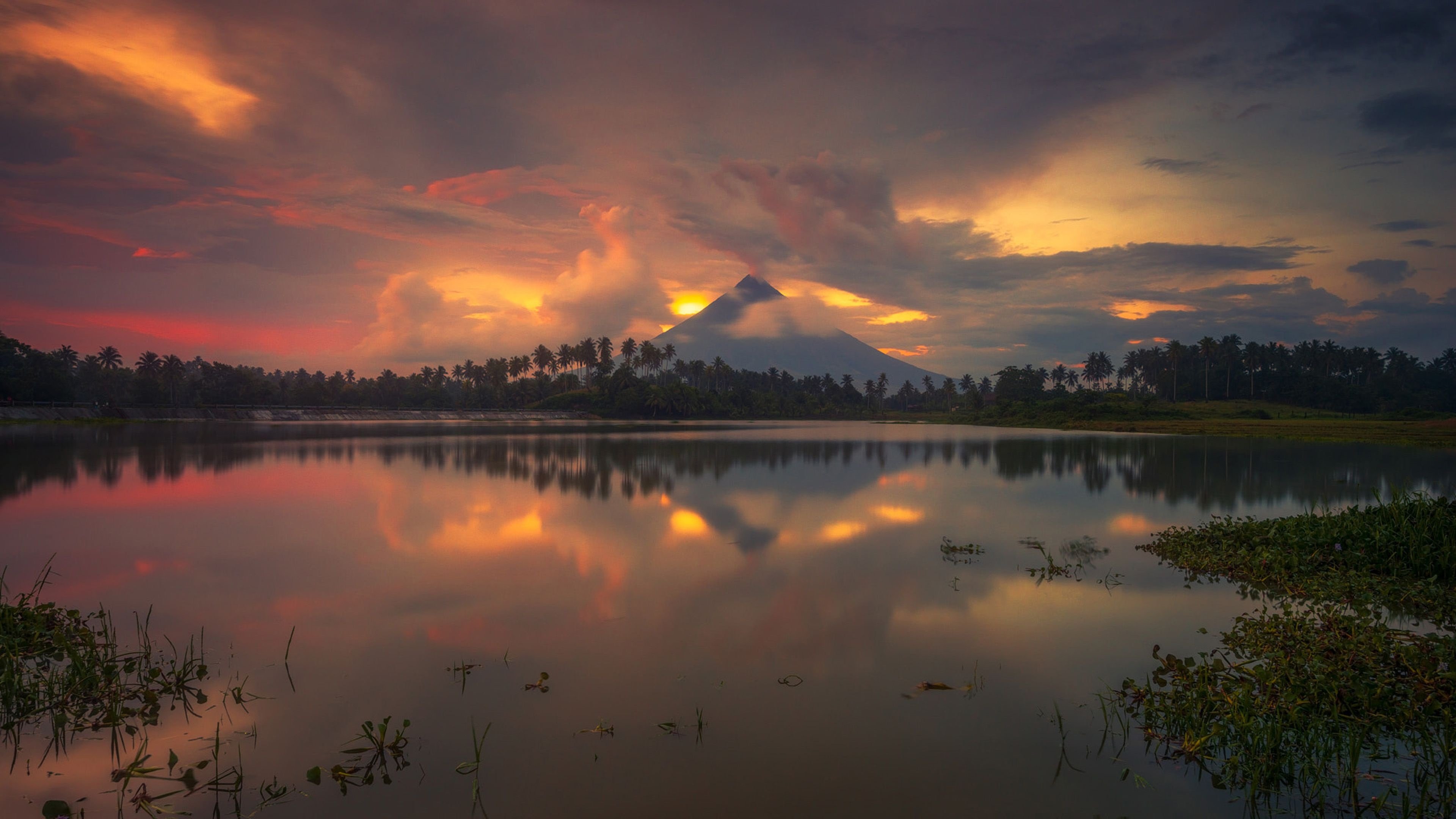 mayon volcano travels top free backgrounds wallpapers 4k desktop
