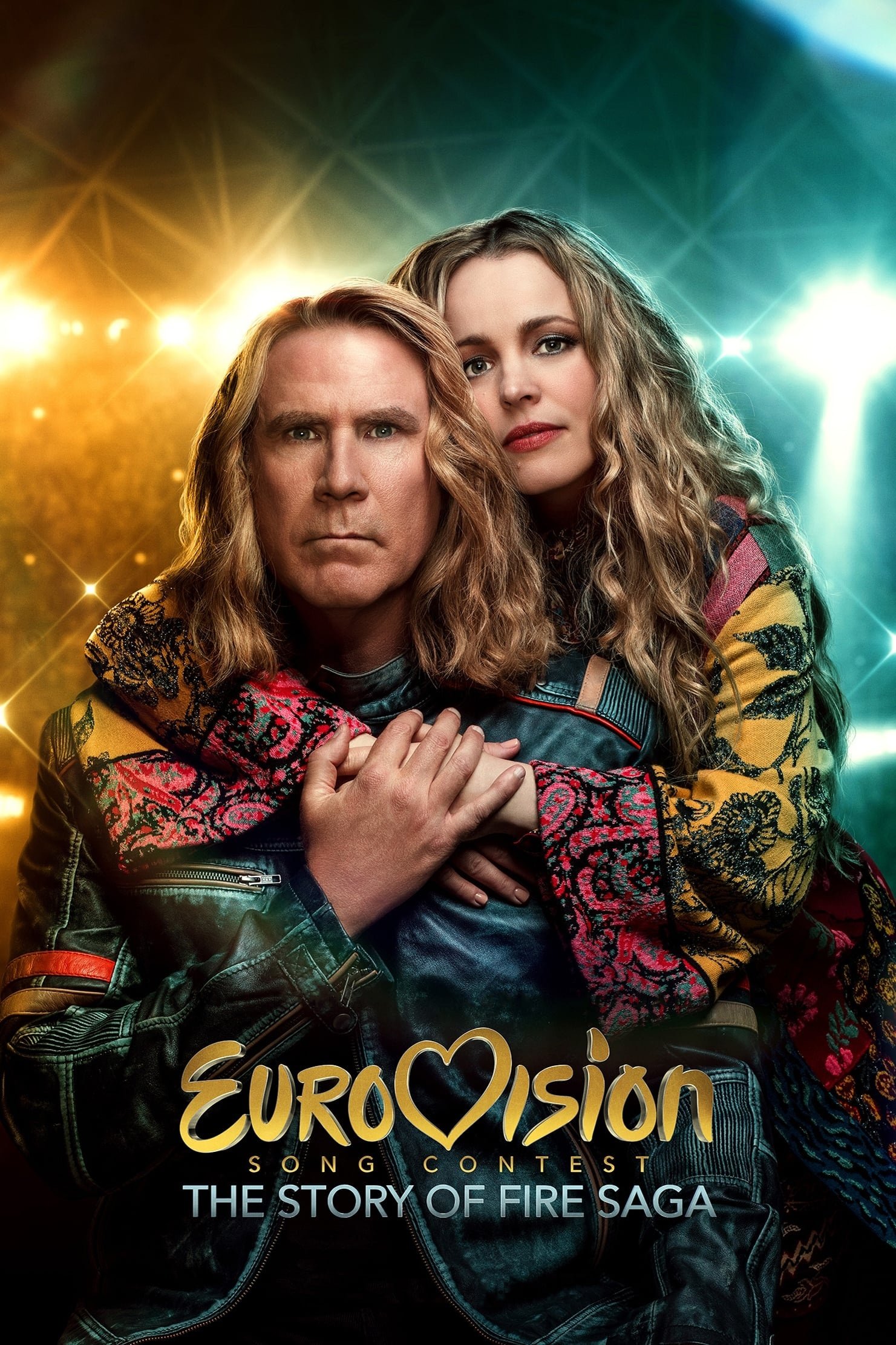 eurovision song contest: the story of fire saga official poster eye-catching design exciting competition hd phone