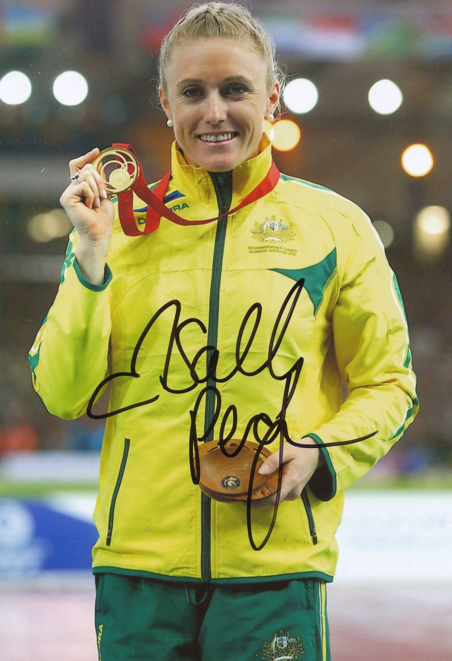sally pearson autographed memorabilia australian athletics legendary sprinter hd phone