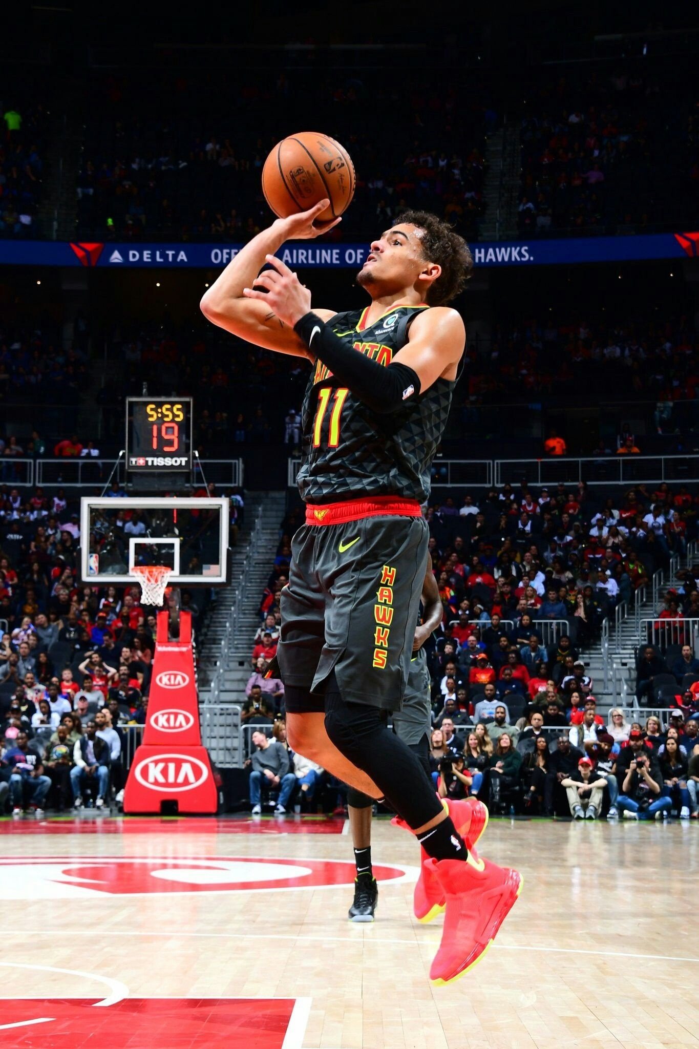 trae young basketball wallpaper nba uniforms atlanta basketball hd phone