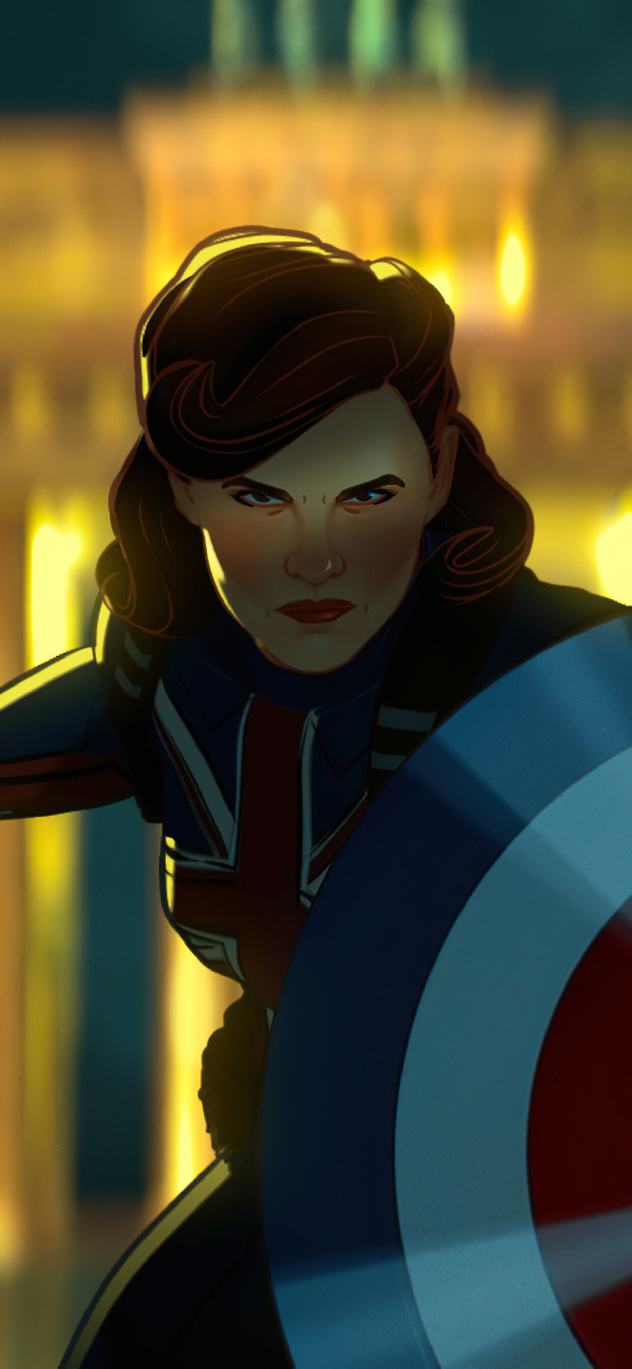 captain america what if...? wallpaper hd phone