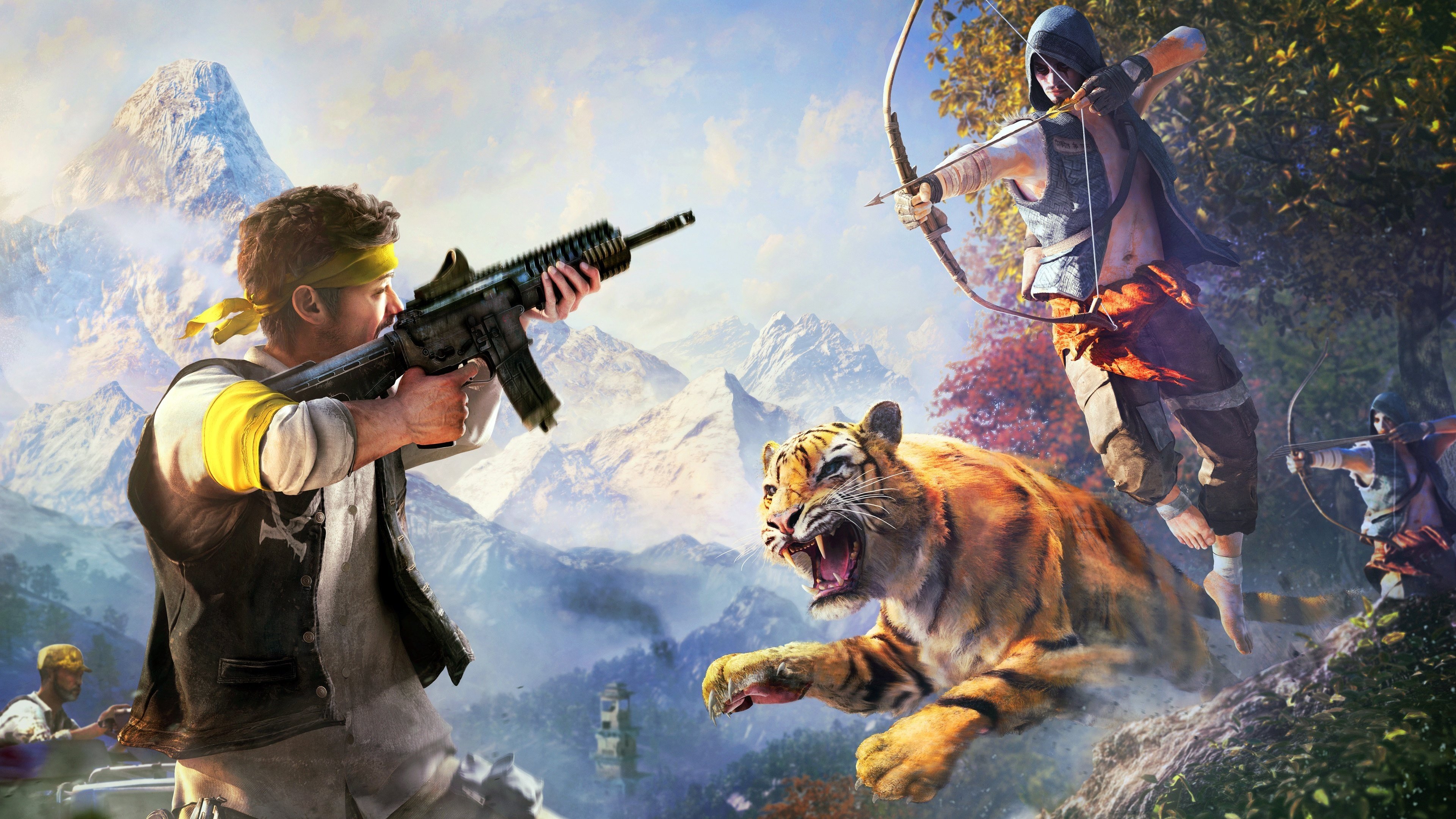 far cry 4: battles of kyrat games wallpaper 4k desktop