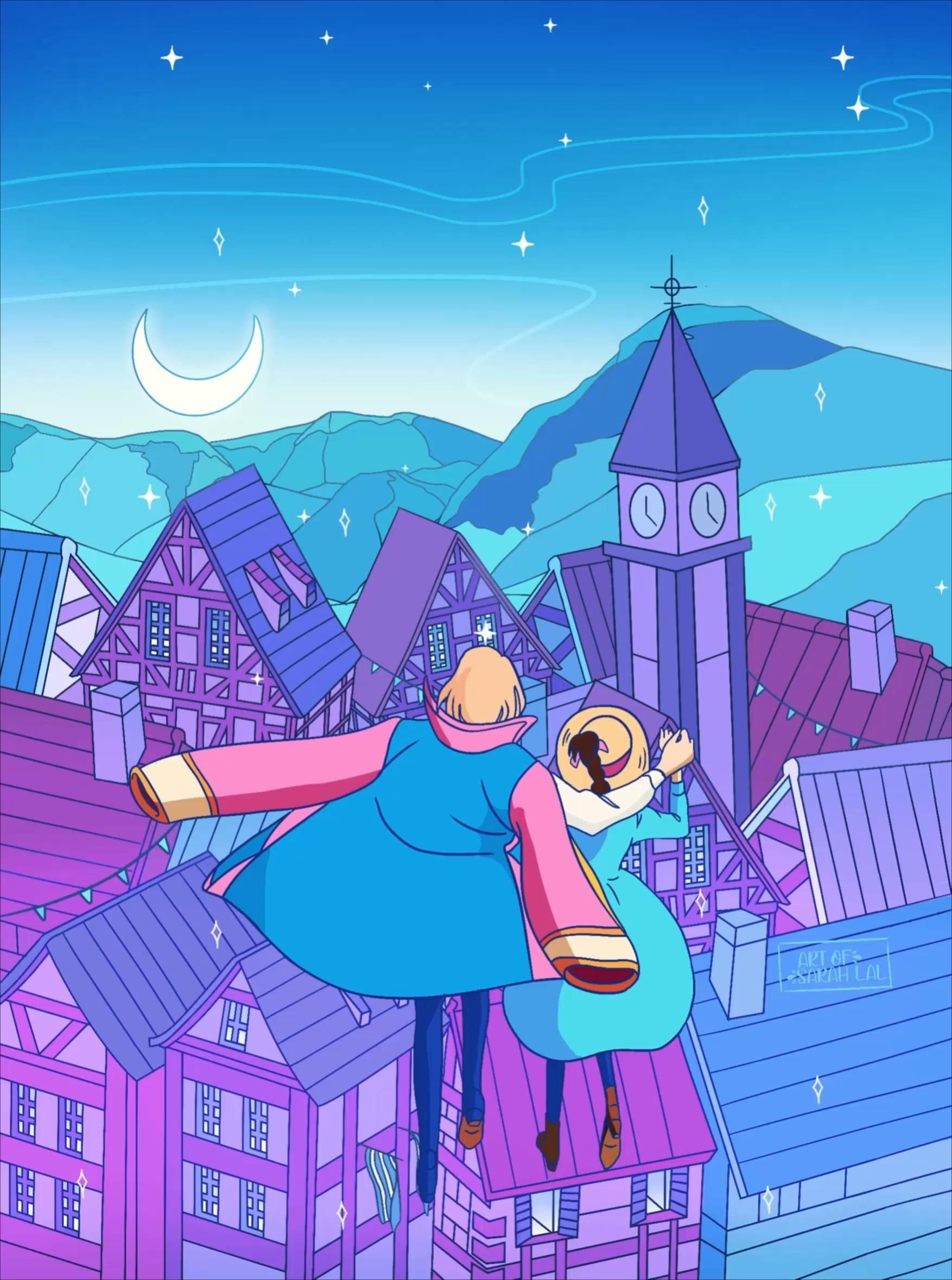 howl's moving castle animation hd phone