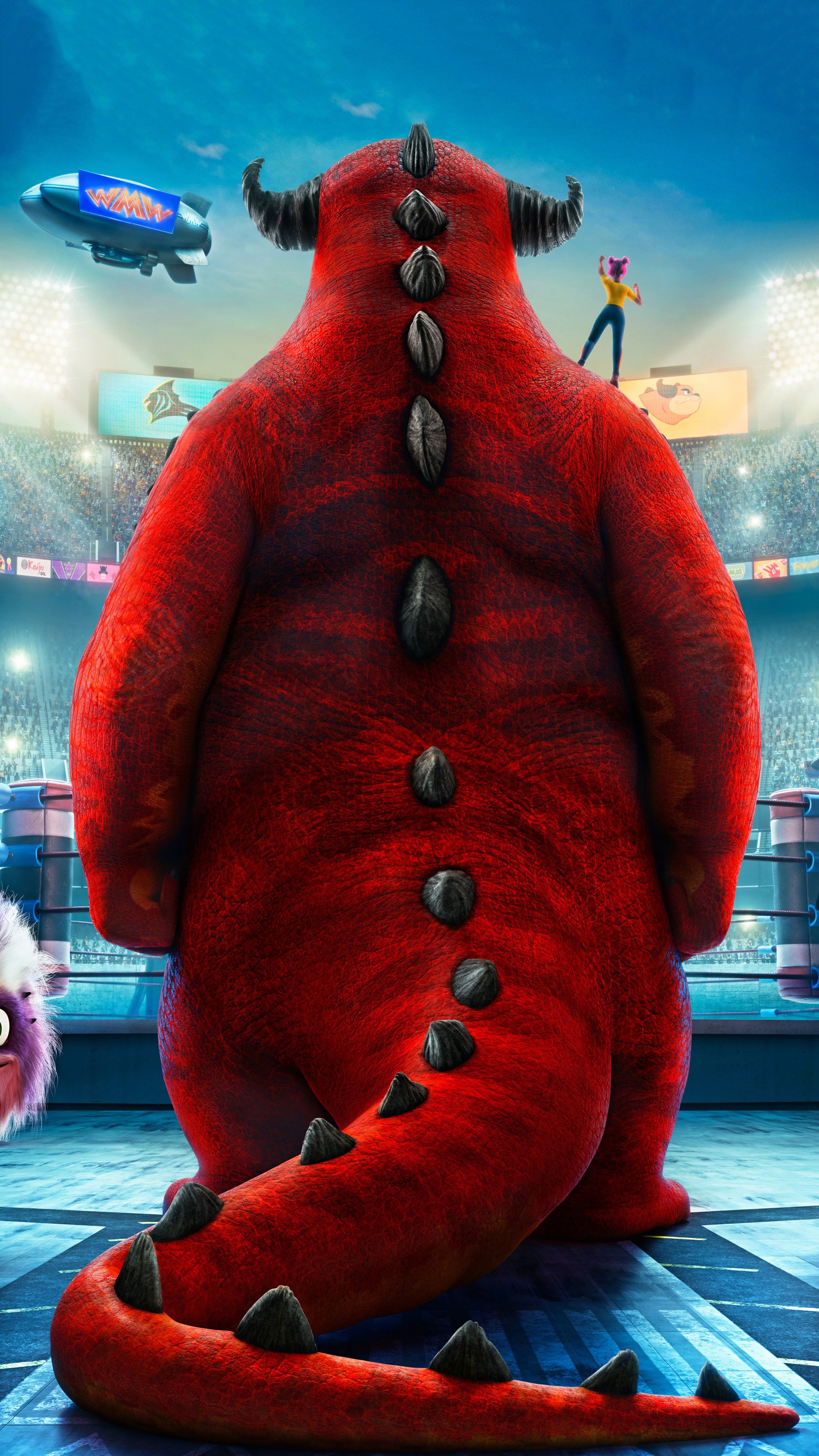 rumble animation sony xperia xxzz5 premium hd images animation movie 4k phone