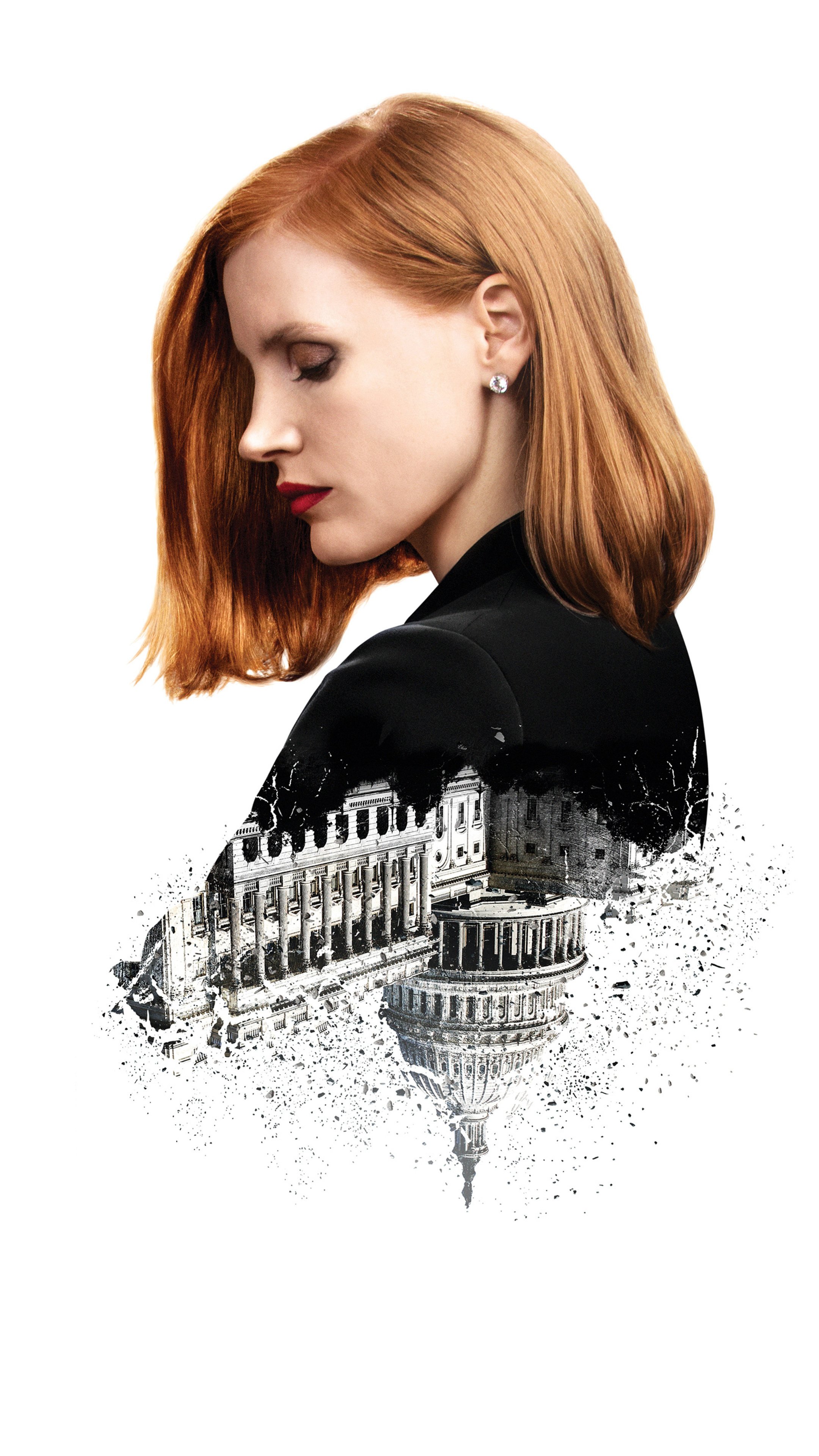 miss sloane movie wallpapers sony xperia x xz z5 premium high definition images 4k phone