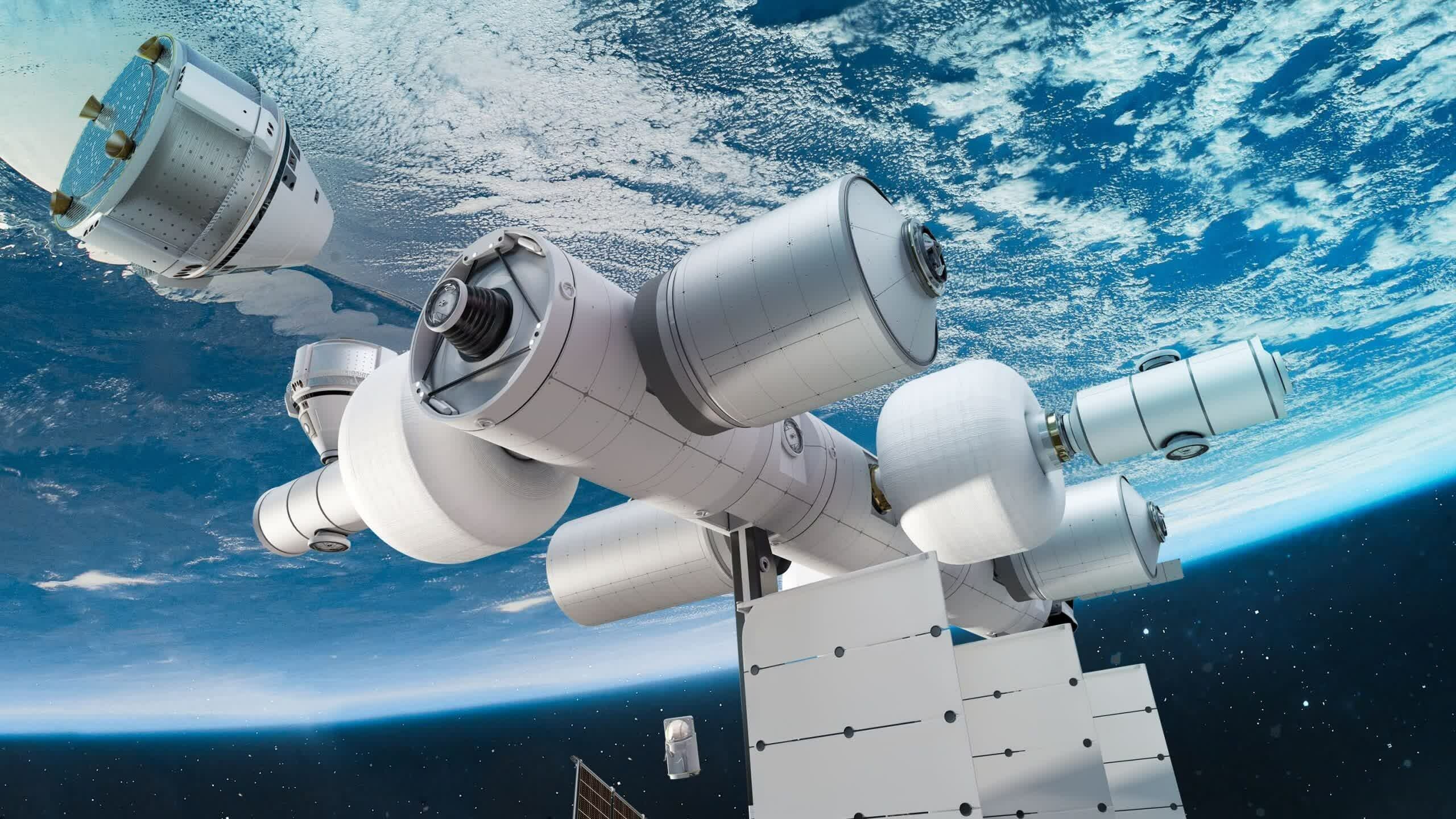 orbital reef blue origin wallpaper hd desktop