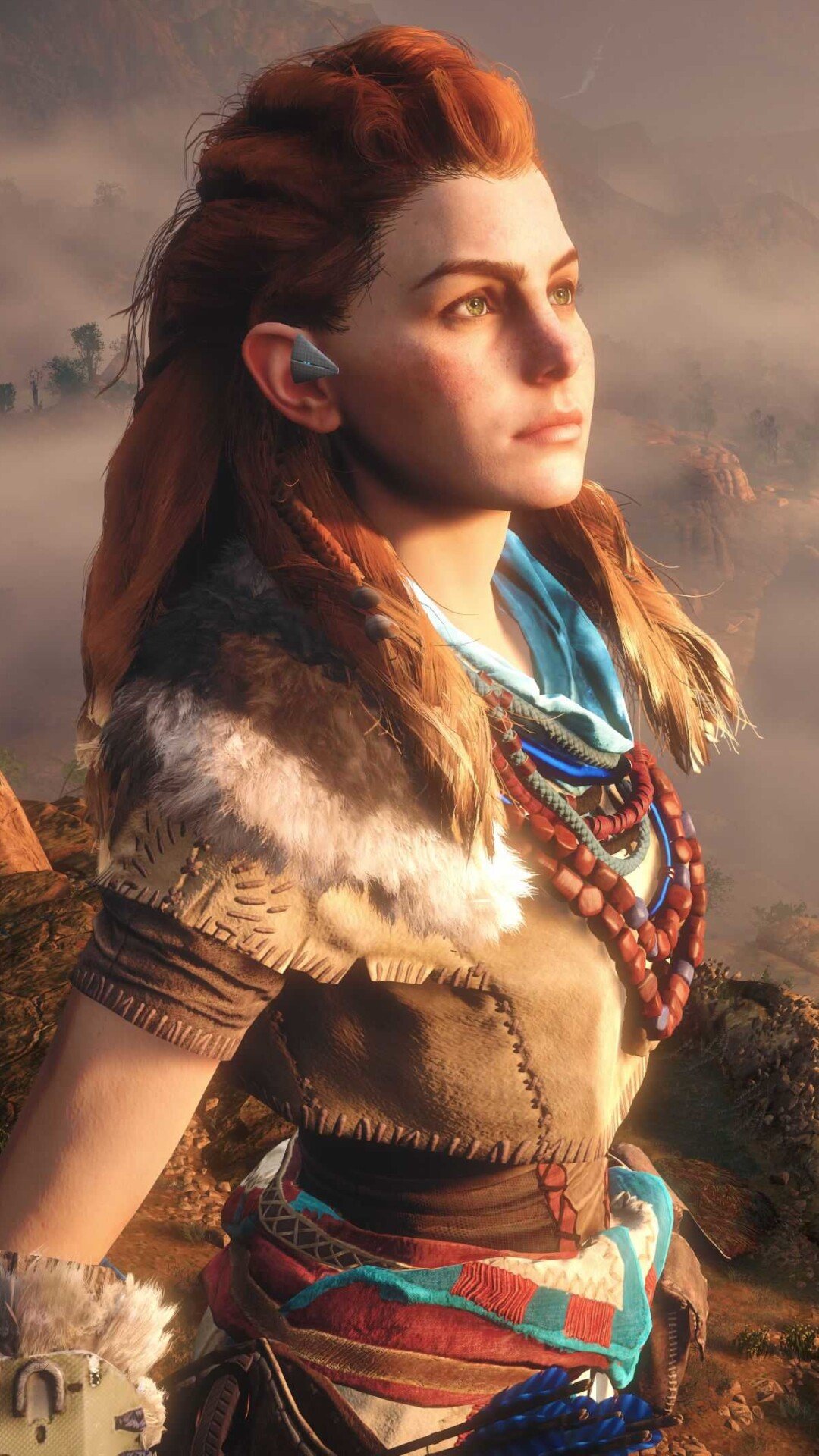 horizon zero dawn post-apocalyptic world robotic creatures engaging storyline full hd phone