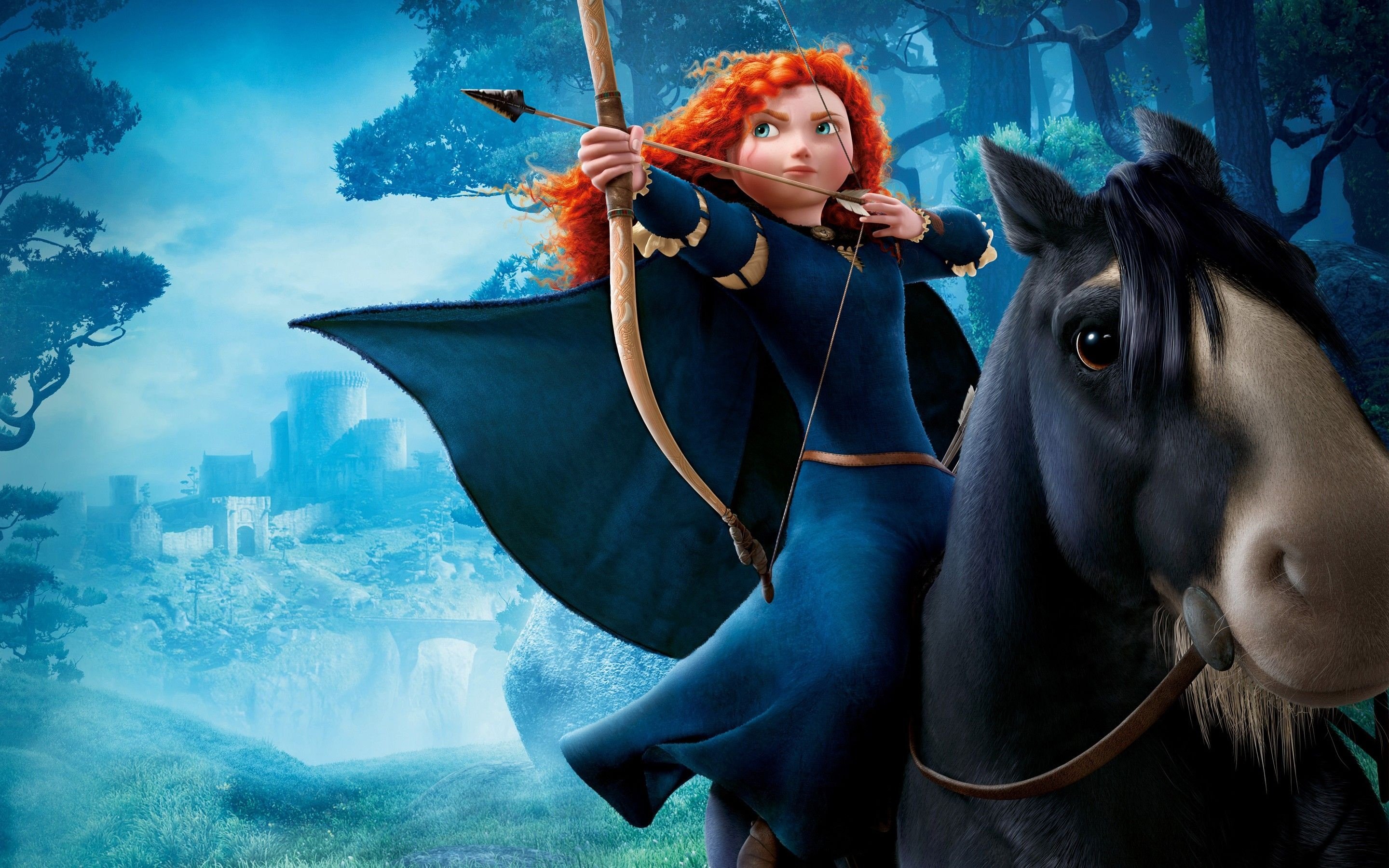 brave animated film adventure and bravery memorable characters stunning backgrounds hd desktop