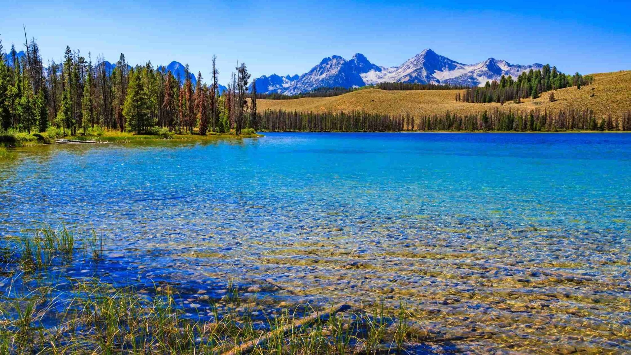 little redfish lake idaho wallpaper hd desktop