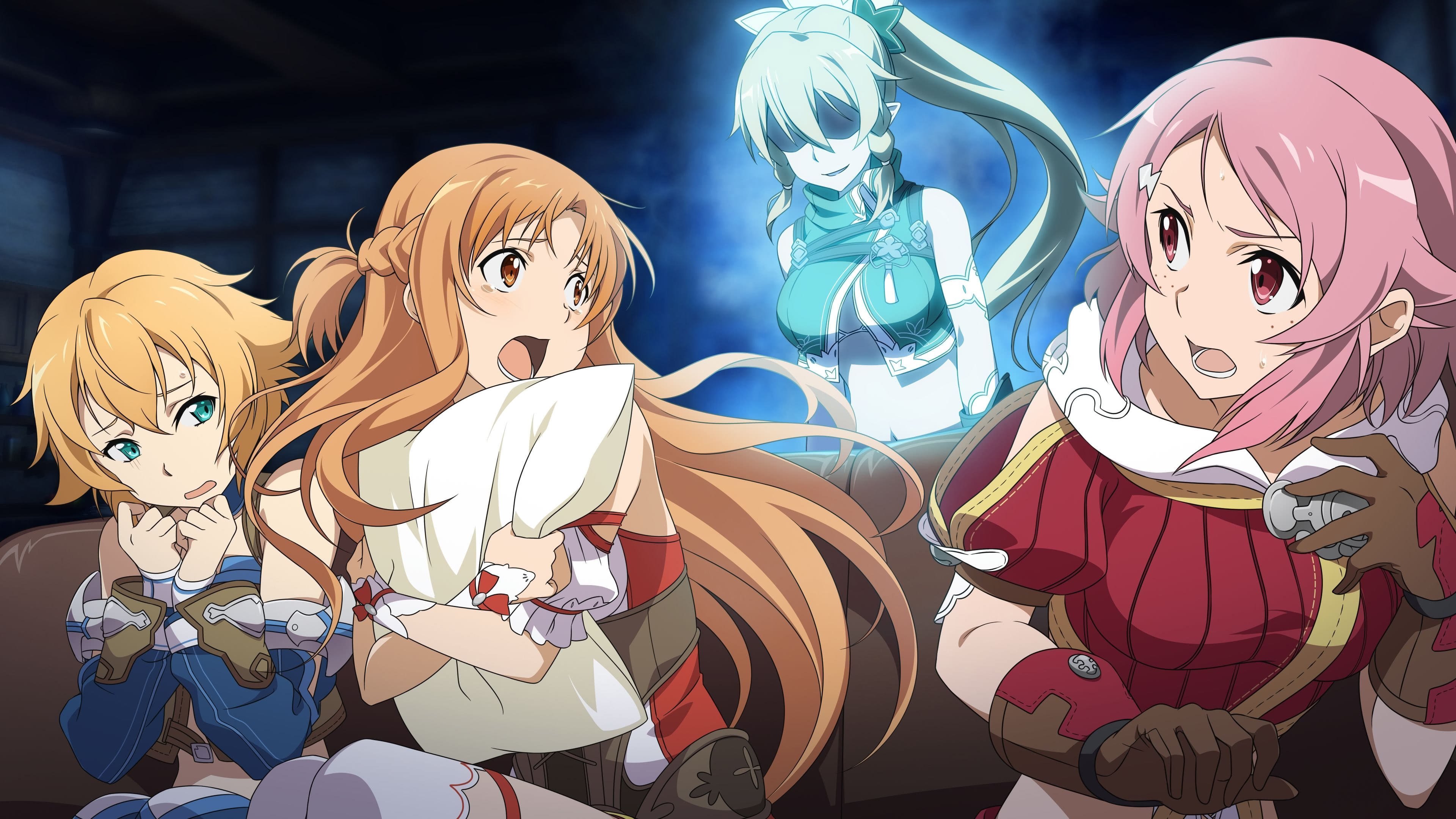 sword art online characters asuna lisbeth philia hd 4k wallpaper 4k desktop