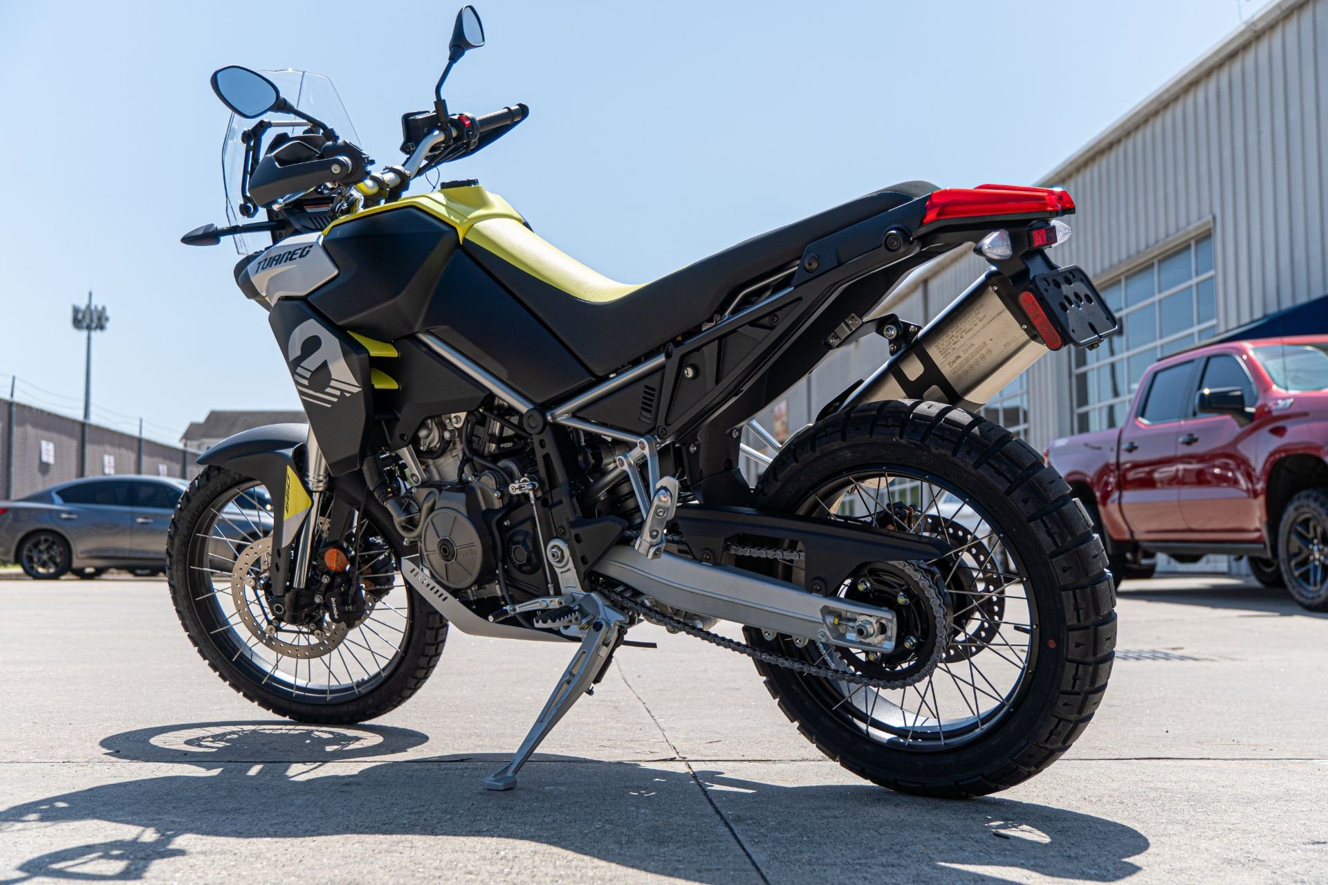 aprilia tuareg 660 auto motorcycle acid gold color hd desktop