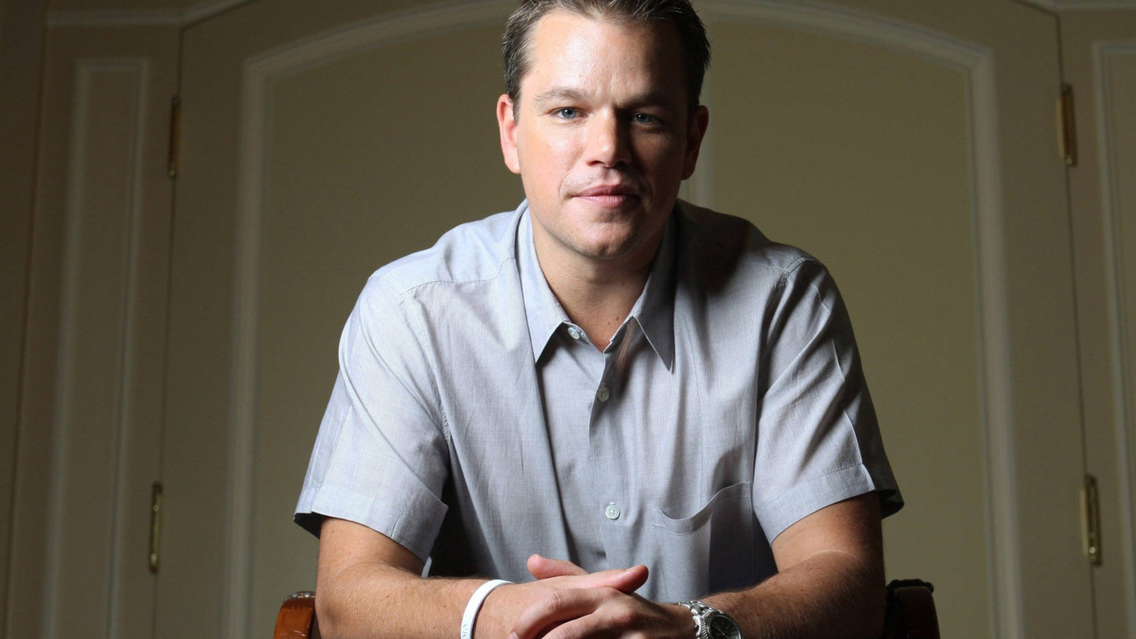 matthew damon actor celebrity hollywood star 4k desktop