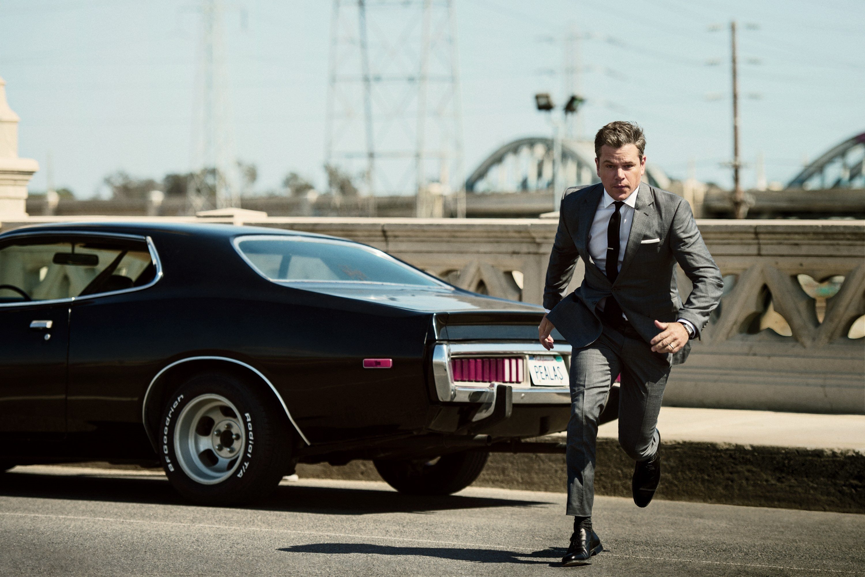 download wallpapers 2016 photoshoot actor matt damon car hd desktop