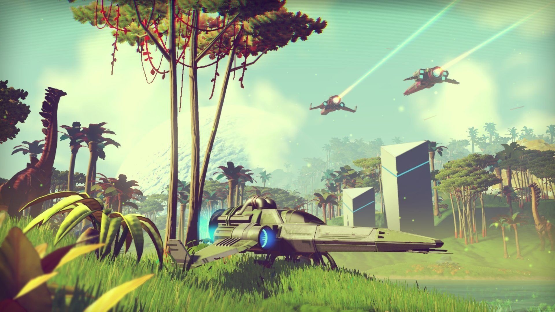 no mans sky planetary discoveries astronomical wonders seamless exploration full hd desktop