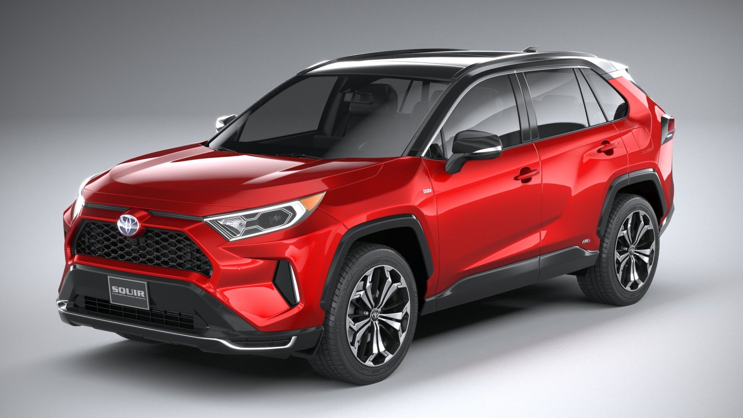 3d squir toyota rav4 prime wallpaper hd desktop