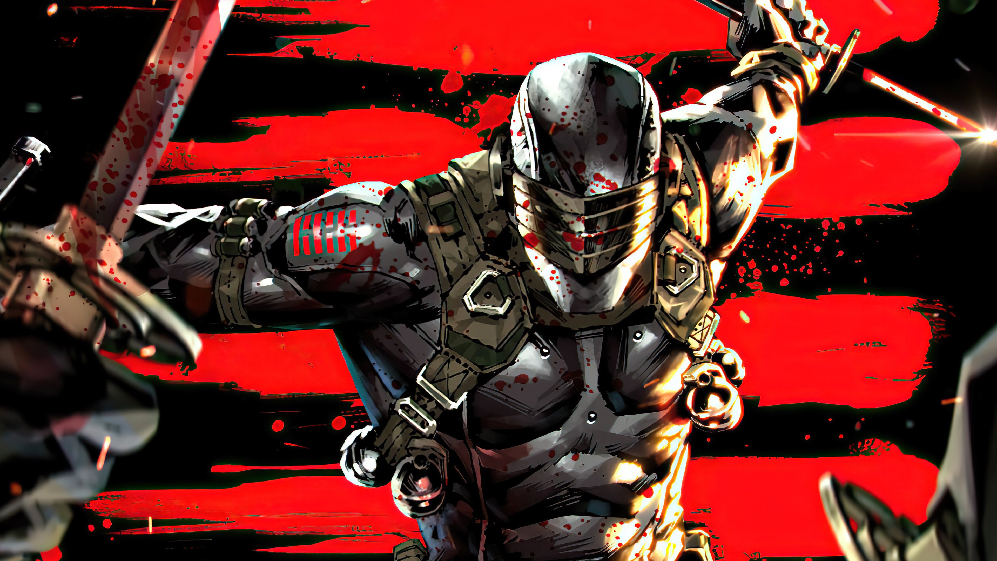 snake eyes wallpapers popular backgrounds g.i. joe cartoon animation 4k desktop