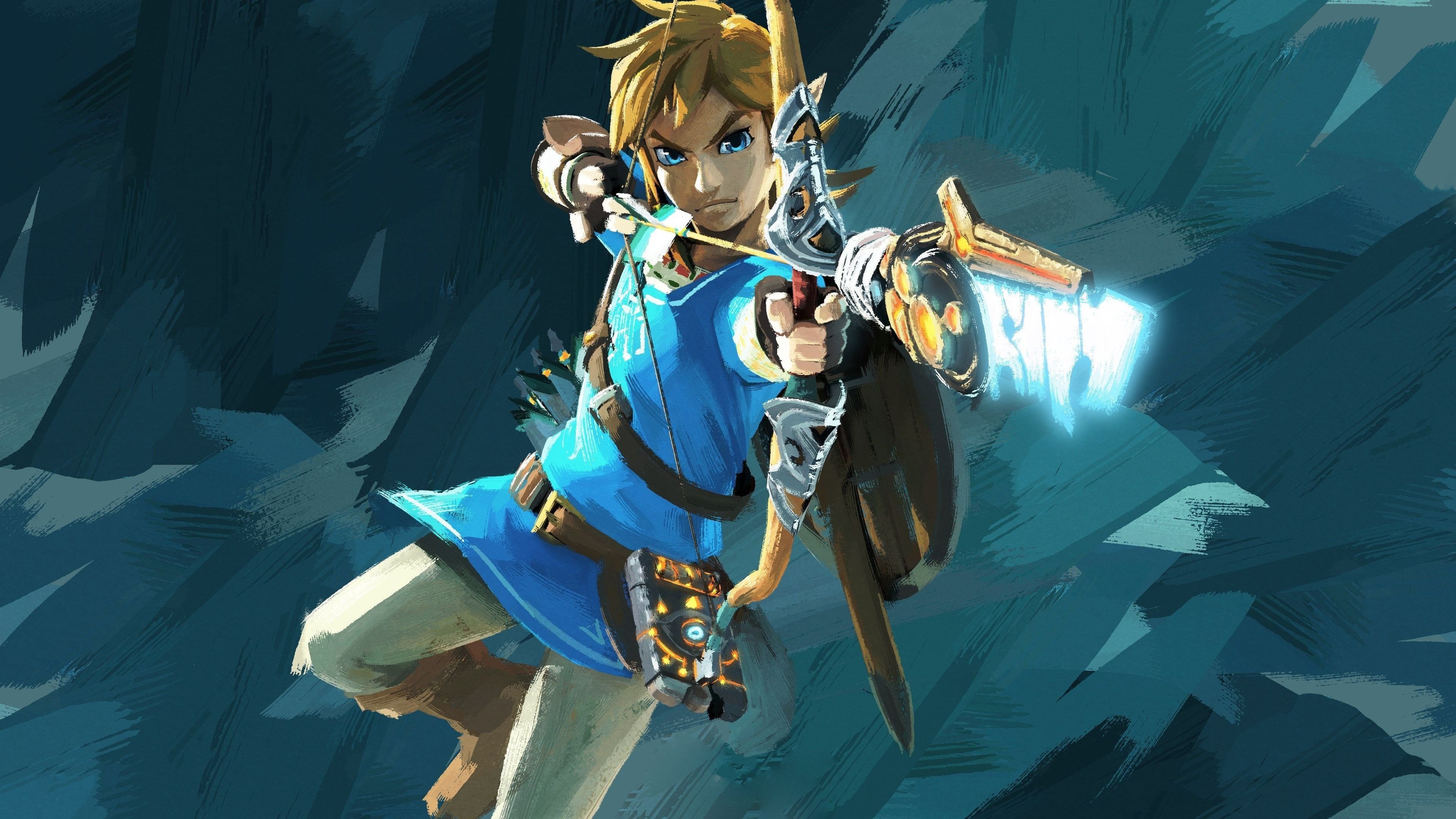 the legend of zelda: breath of the wild link (legend of zelda) wallpaper 4k desktop