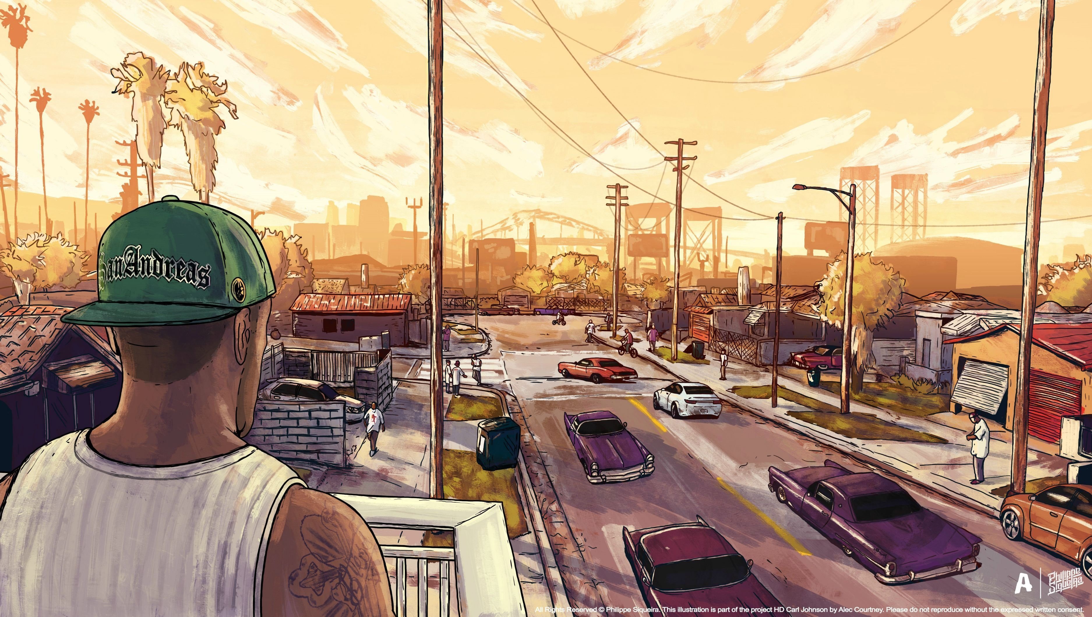gta: san andreas video game wallpapers grand theft auto rockstar games hd desktop