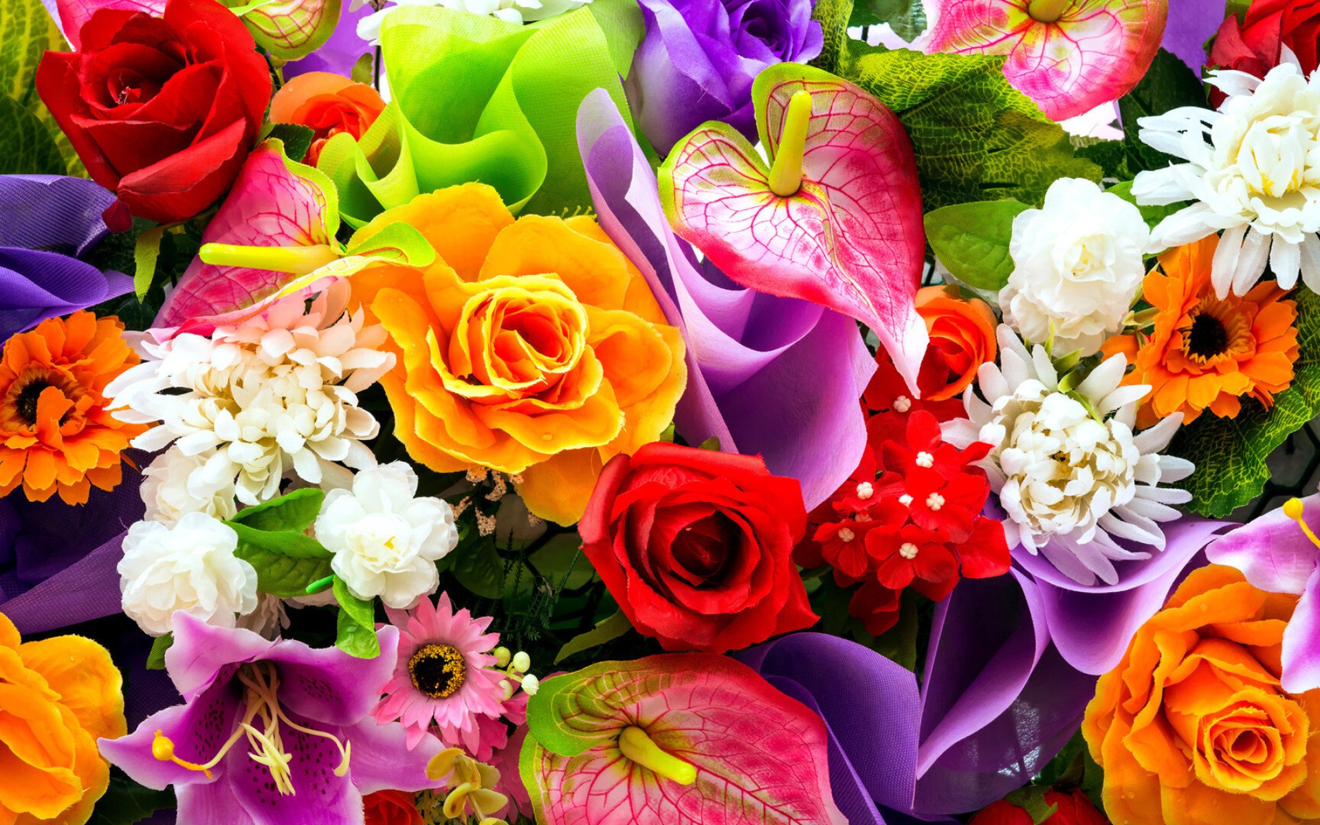 exotic flowers flower bouquet wallpaper hd desktop
