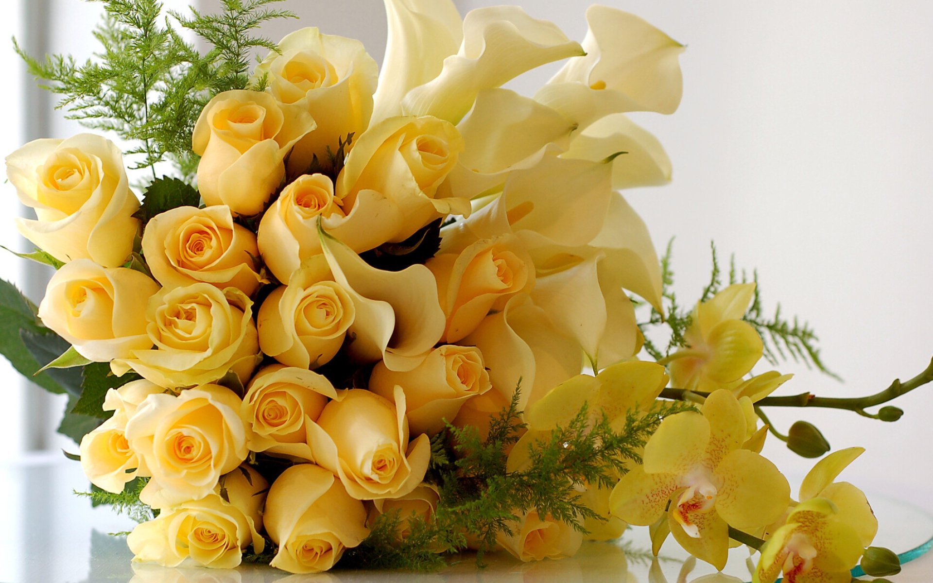 calla lilies flower bouquet wallpaper hd desktop