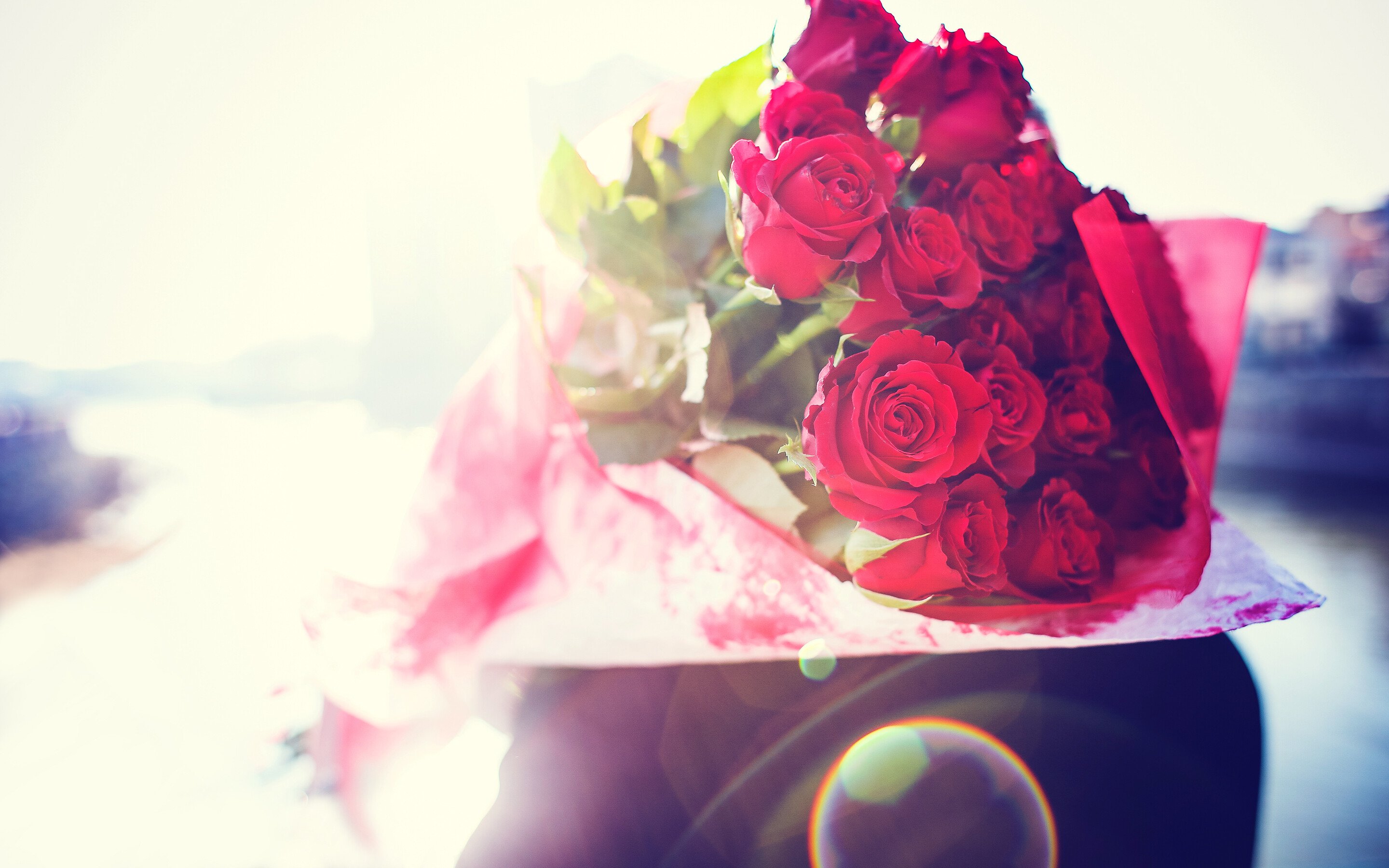 flower bouquet romantic roses widescreen beauty floral enchantment hd desktop